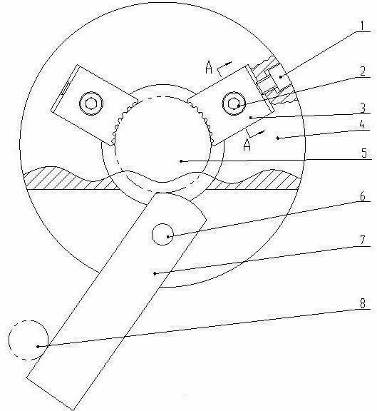 Rapid clamping drive plate