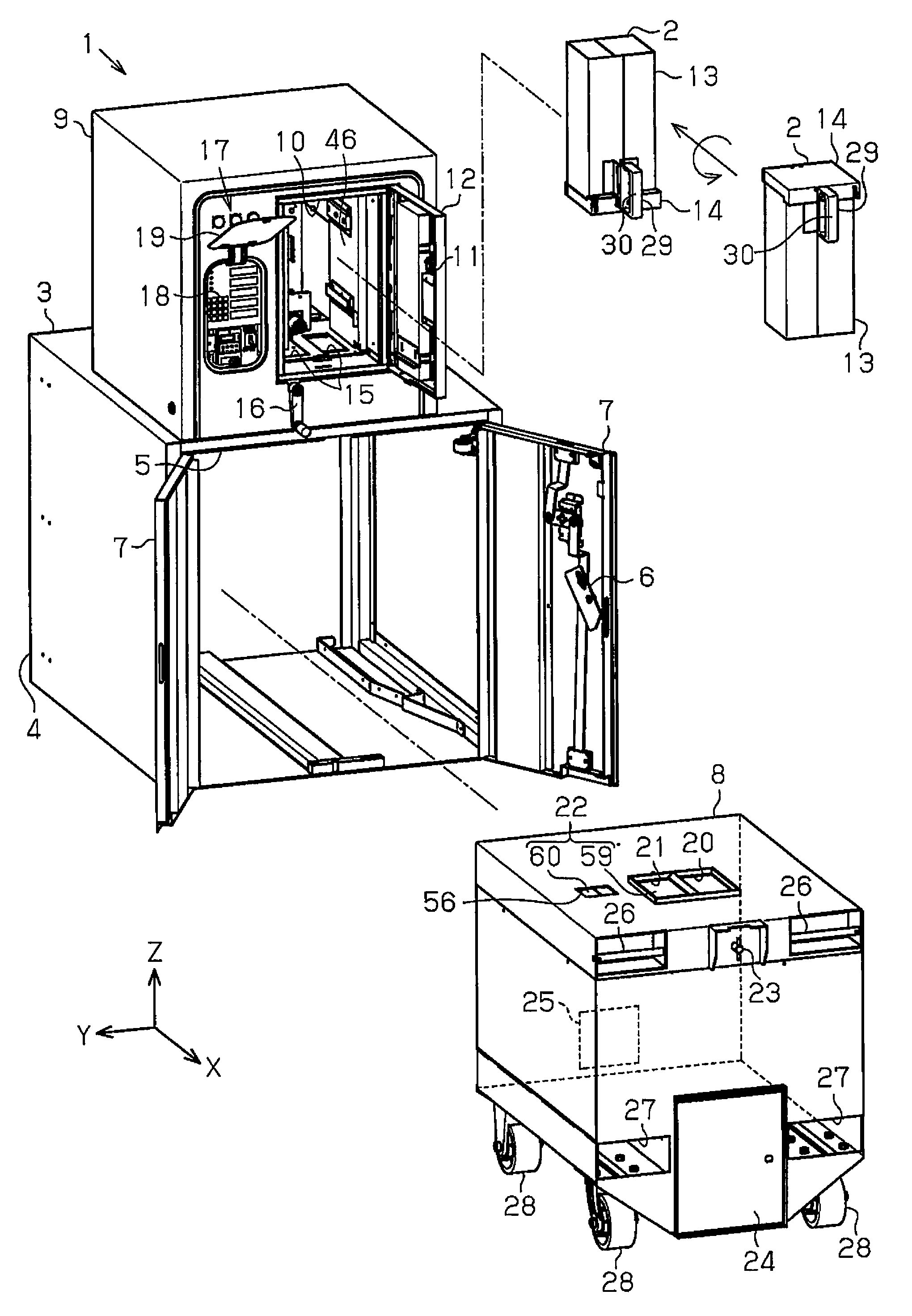 Safe unlocking machine