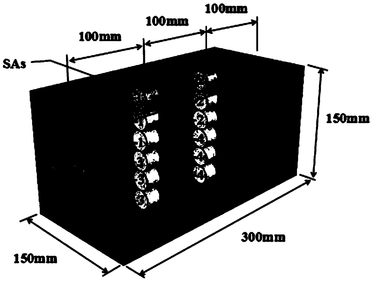 Concrete strength monitoring device and monitoring method