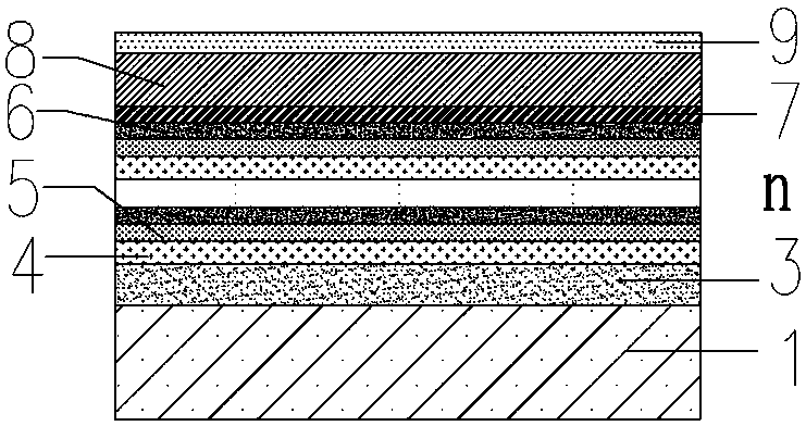 Flexible ablation resistor thin film and preparation method thereof