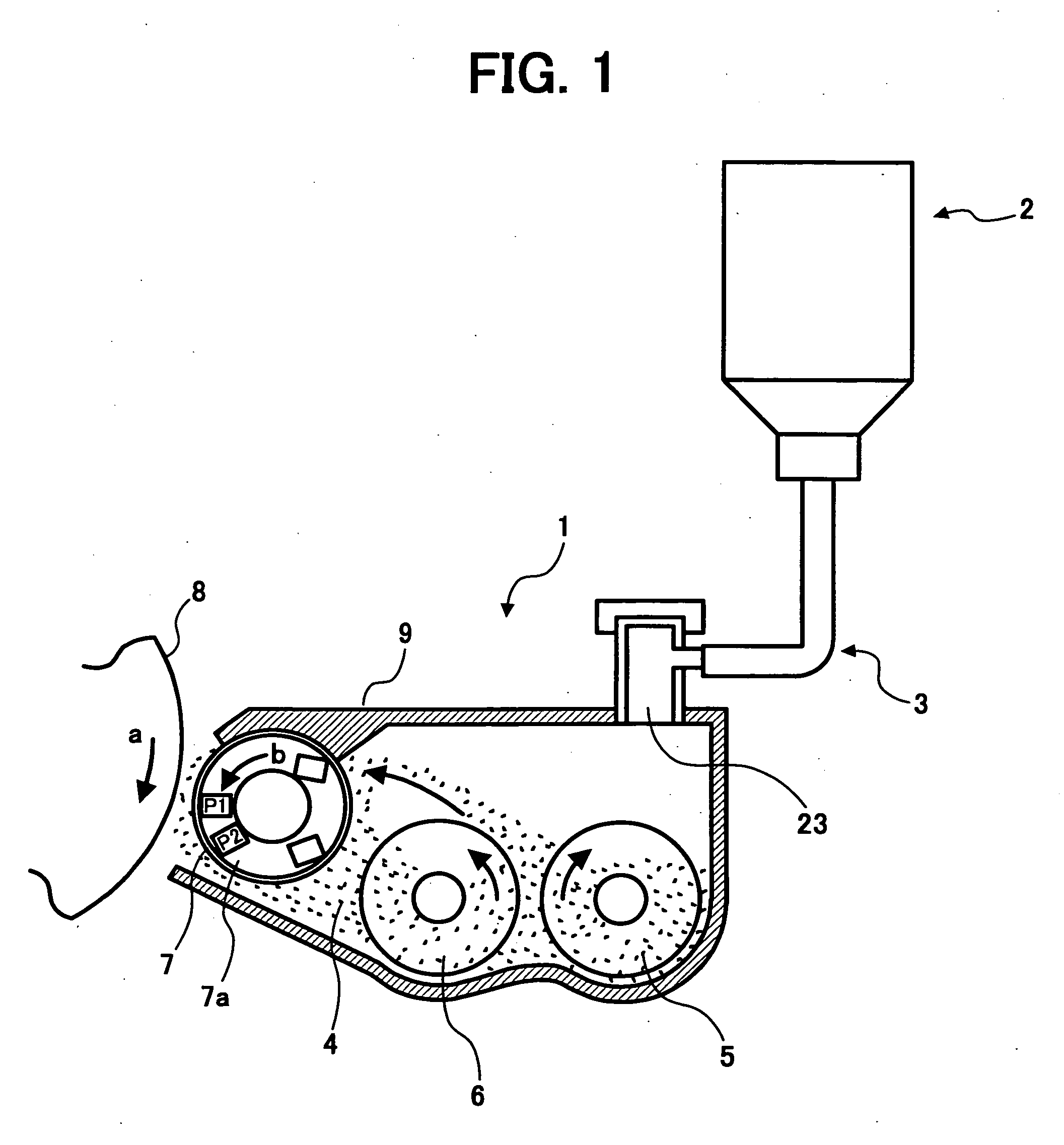 Developing method and apparatus using two-ingredient developer with prescribed coating of particles and resin