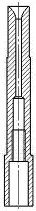 A needle body crimping positioning device for twist needles