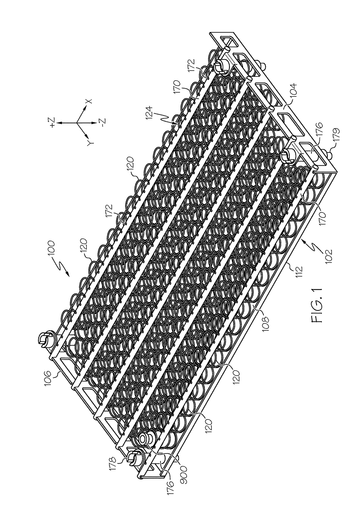 Magazine apparatuses for holding glassware during processing