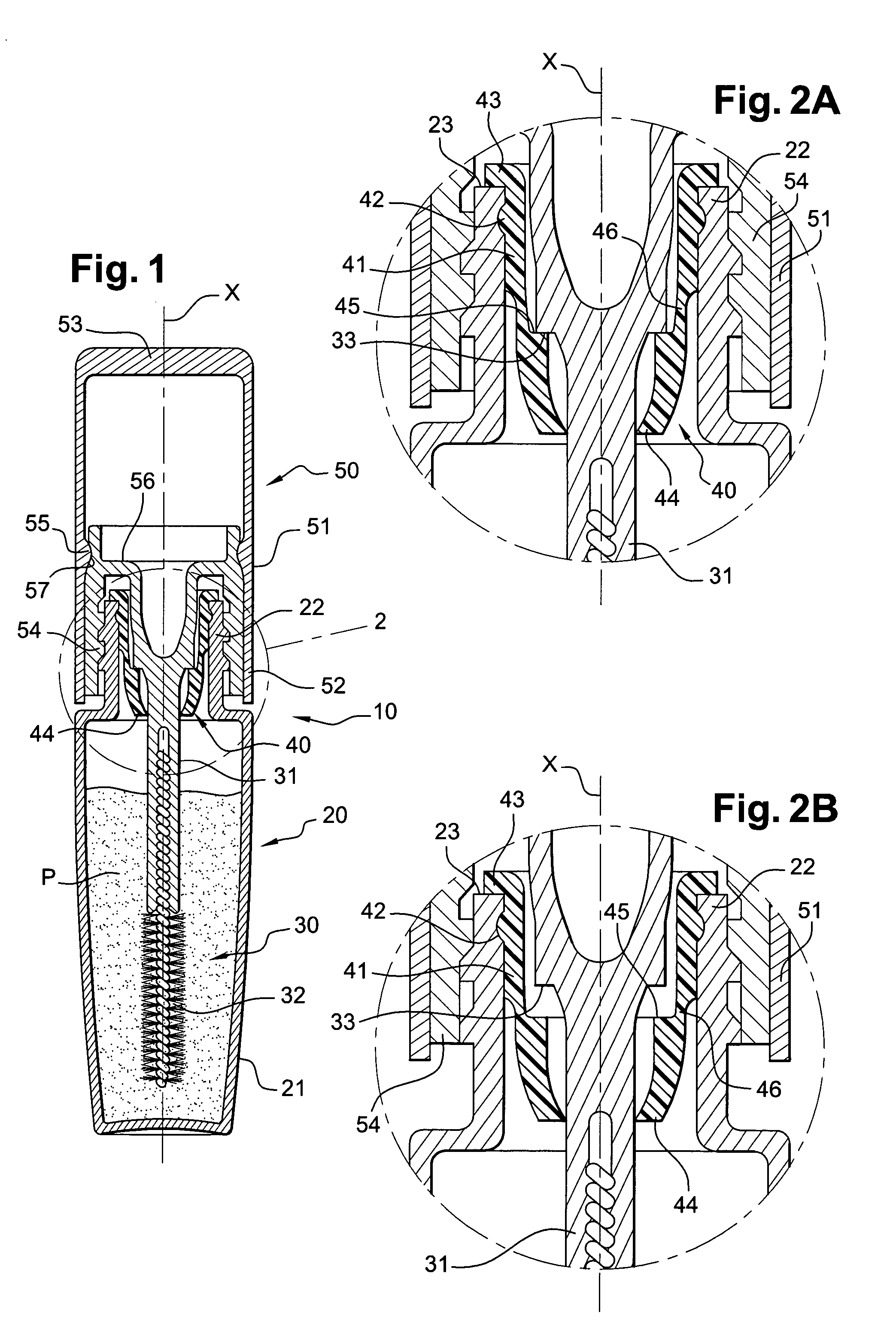 Device for packaging and application of a product