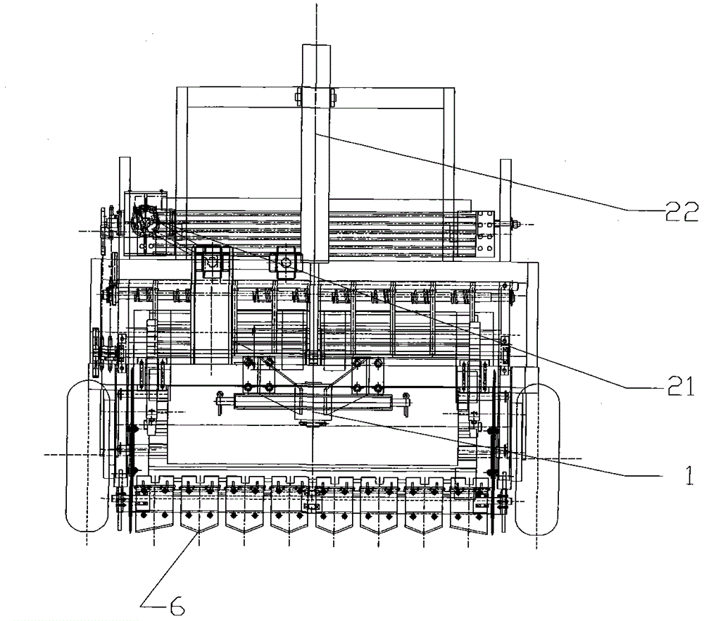 Bagging potato combined harvester