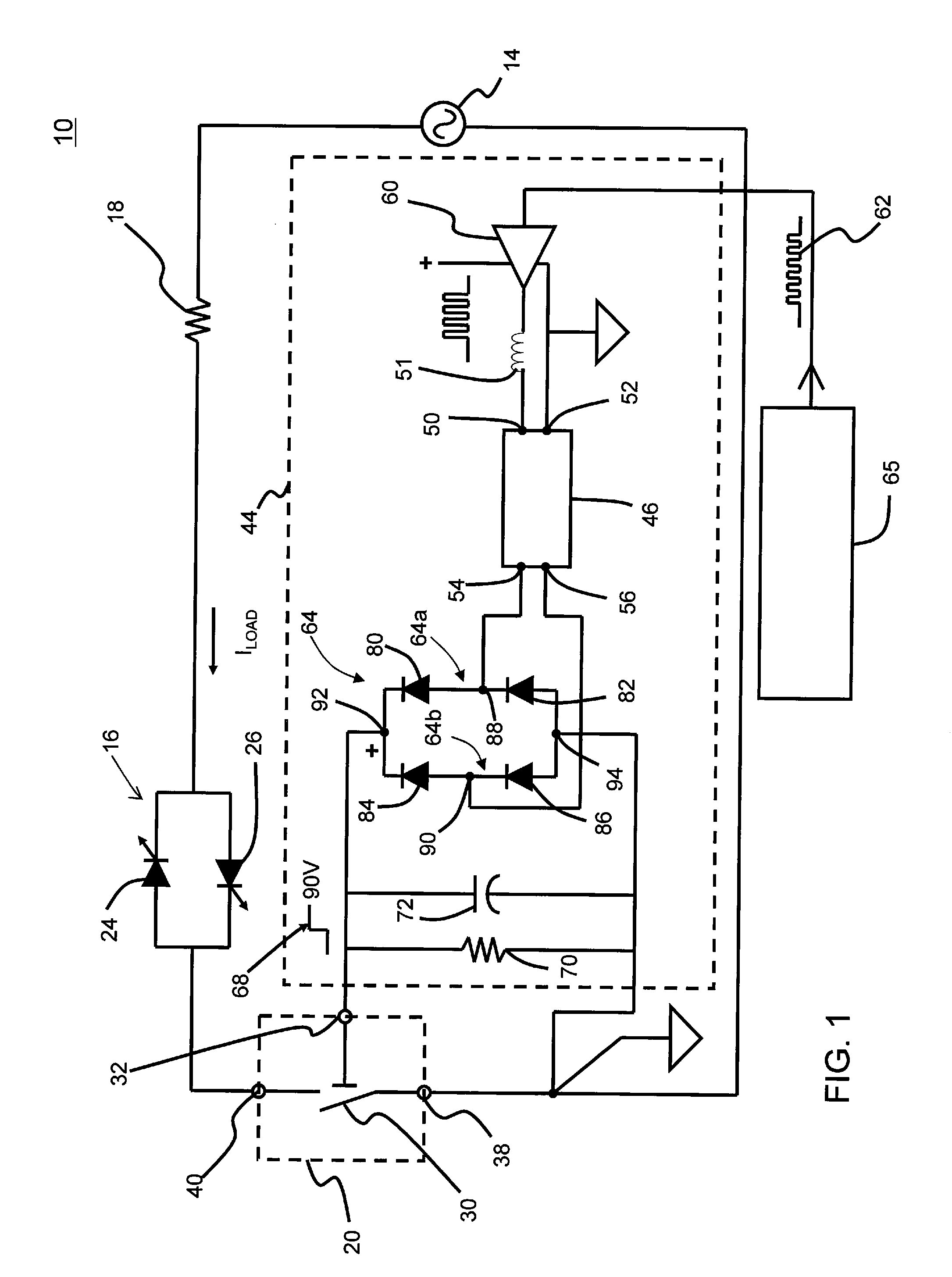 Circuit System With Supply Voltage For Driving An Electromechanical Switch