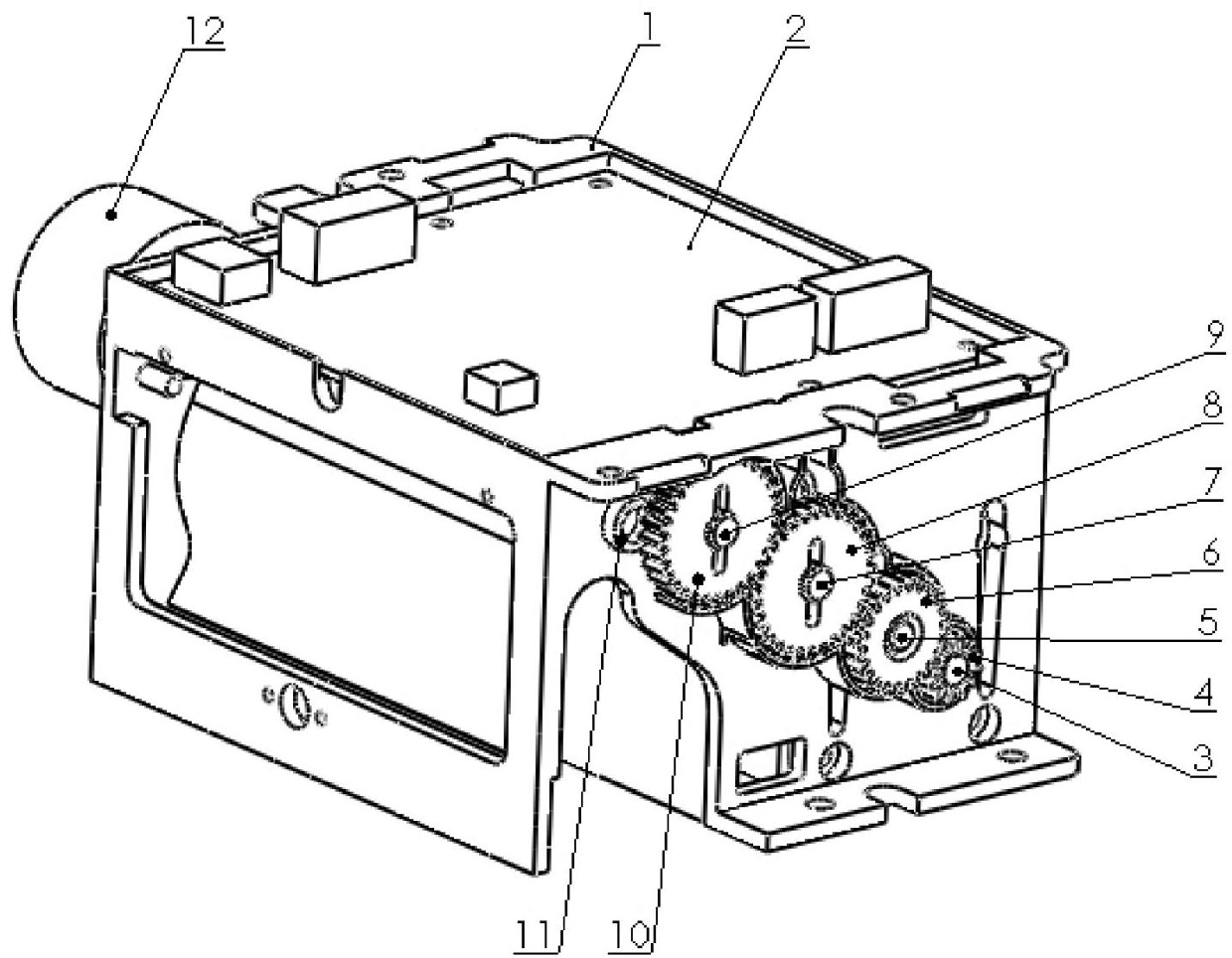 Cutting device for instant lottery ticket