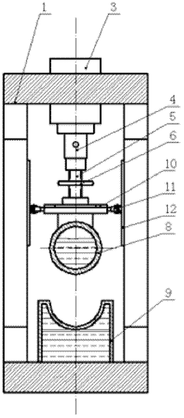 Hydraulic former for plain film-coated building circular template