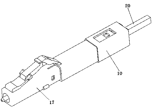 Optical fiber connector and tail wiring assembly thereof