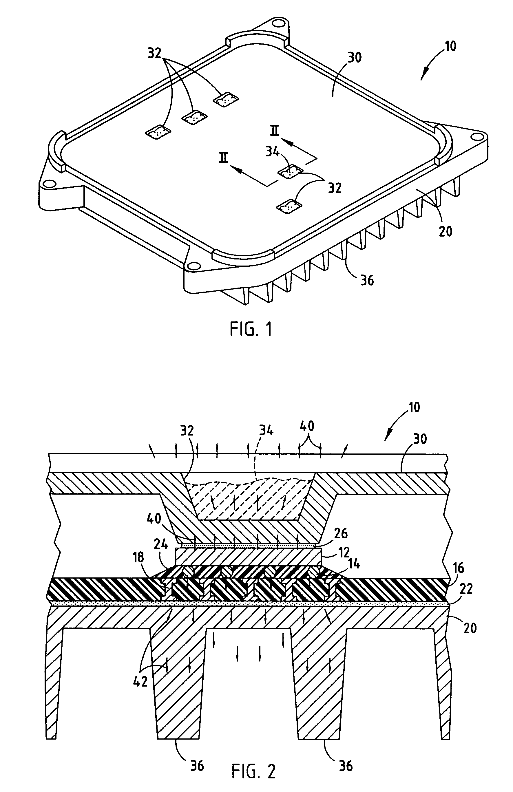 Flip chip heat sink package and method