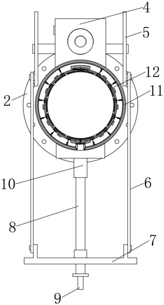 Ore pulp pipeline sampler convenient to seal