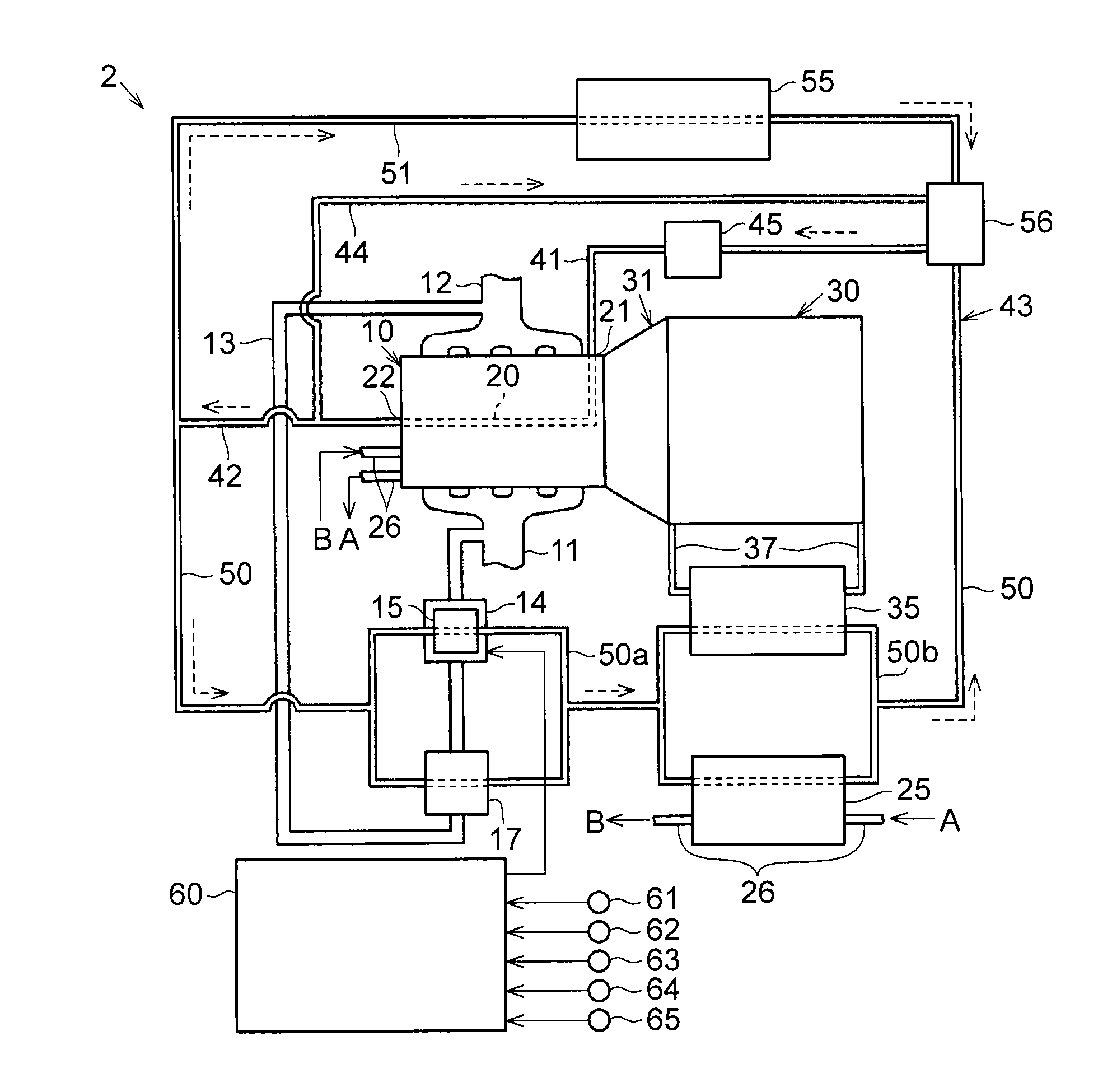 Heat exchange apparatus of vehicle