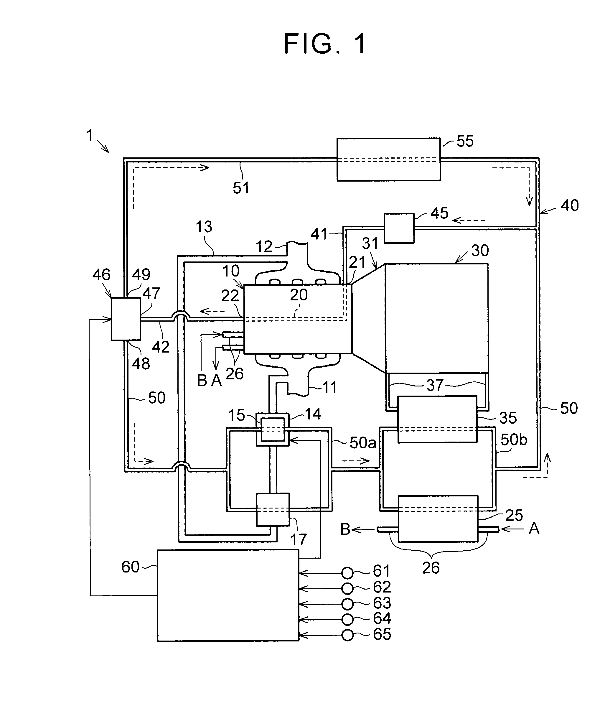 Heat exchange apparatus of vehicle