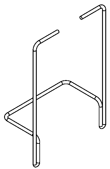 Clamping spring structure of panel core of flat-panel solar heat collector