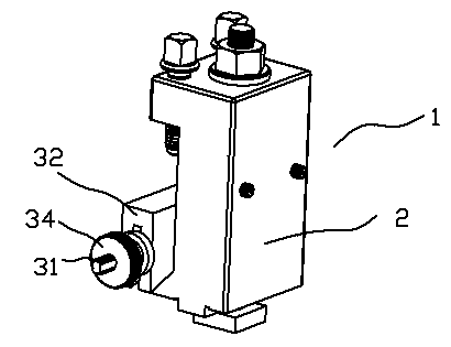 Auxiliary clamp of milling machine