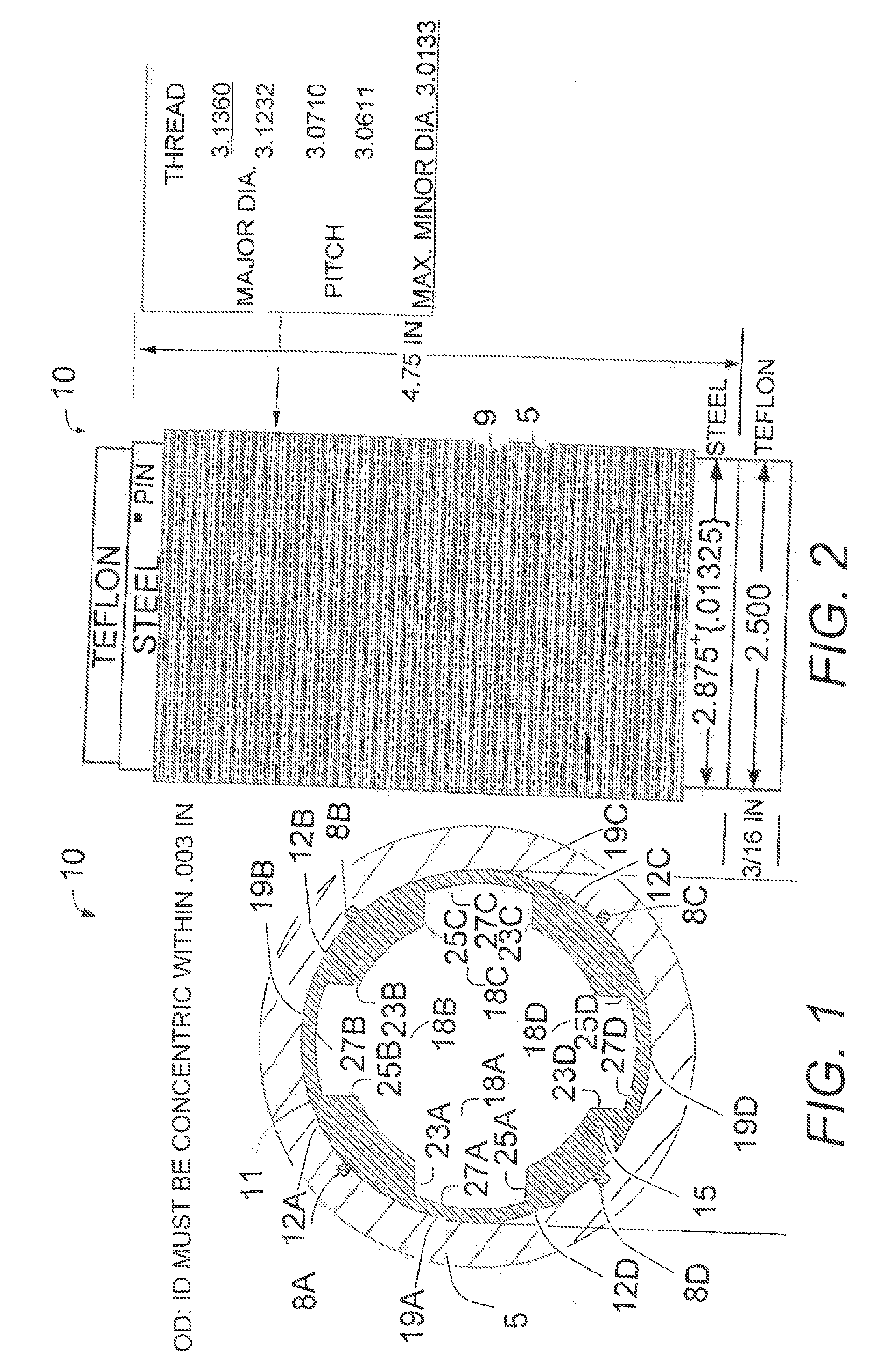 Water lubricated line shaft bearing and lubrication system for a geothermal pump