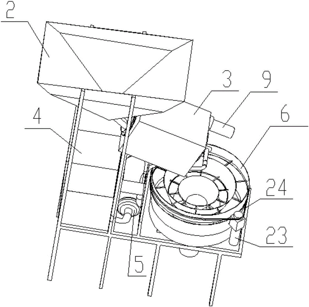 Cleaning and sorting machine