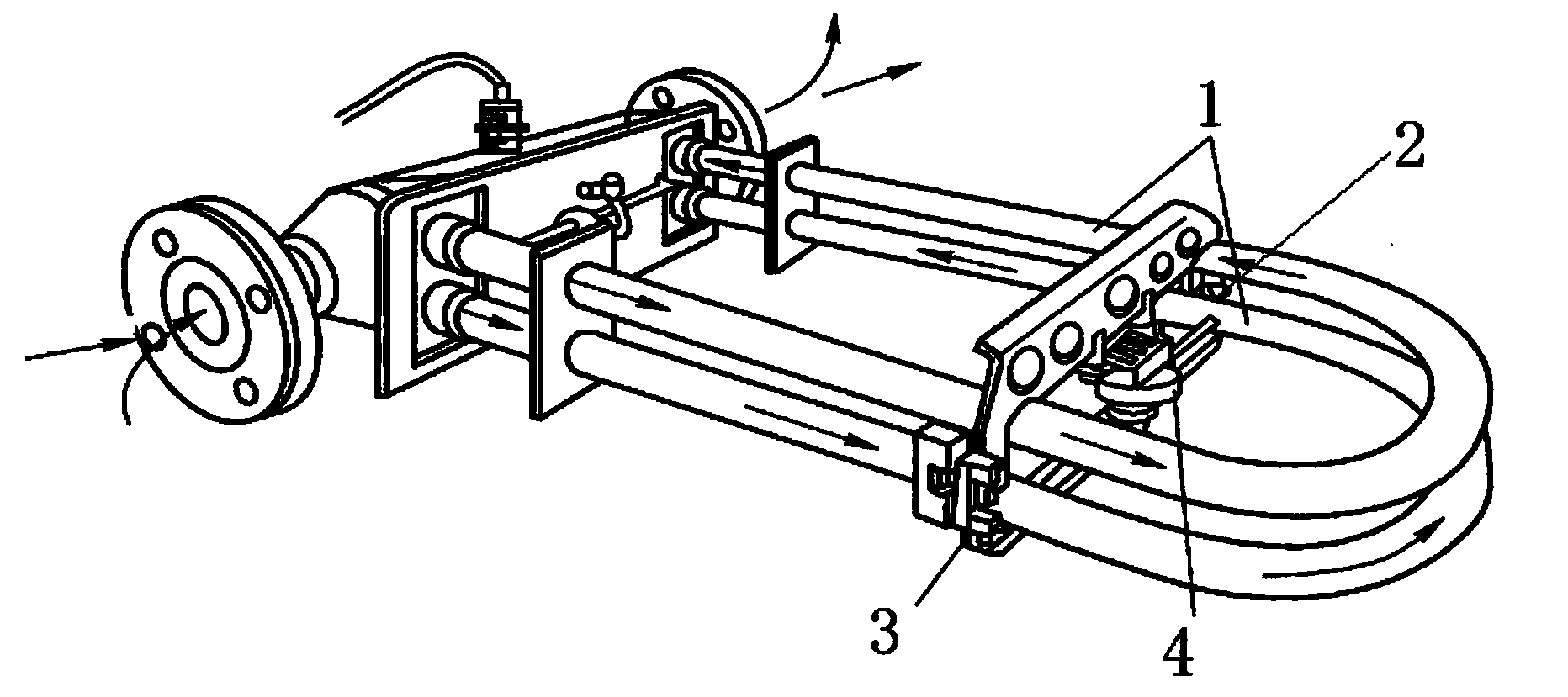 Coriolis mass flow meter cloud transmission digital signal processing device and method