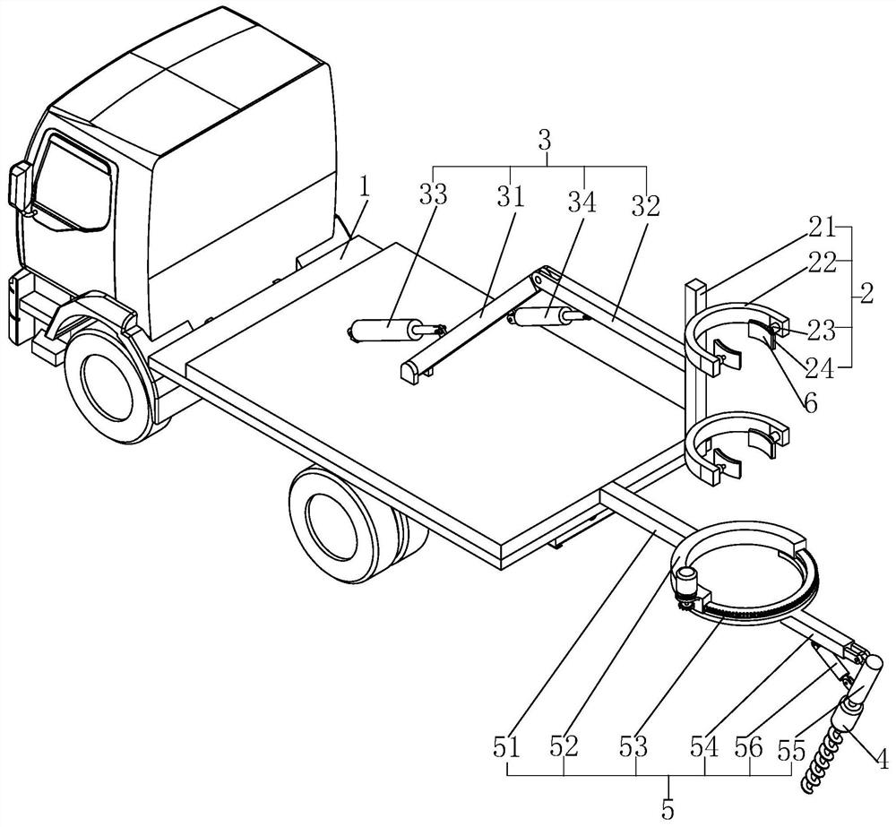 Tree transplanting structure for water conservancy project, and transplanting method thereof