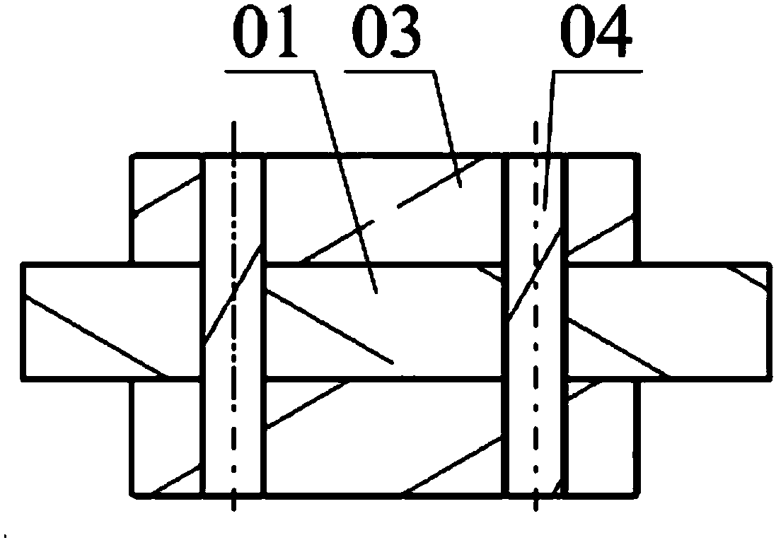 Crumple type steering column and automobile