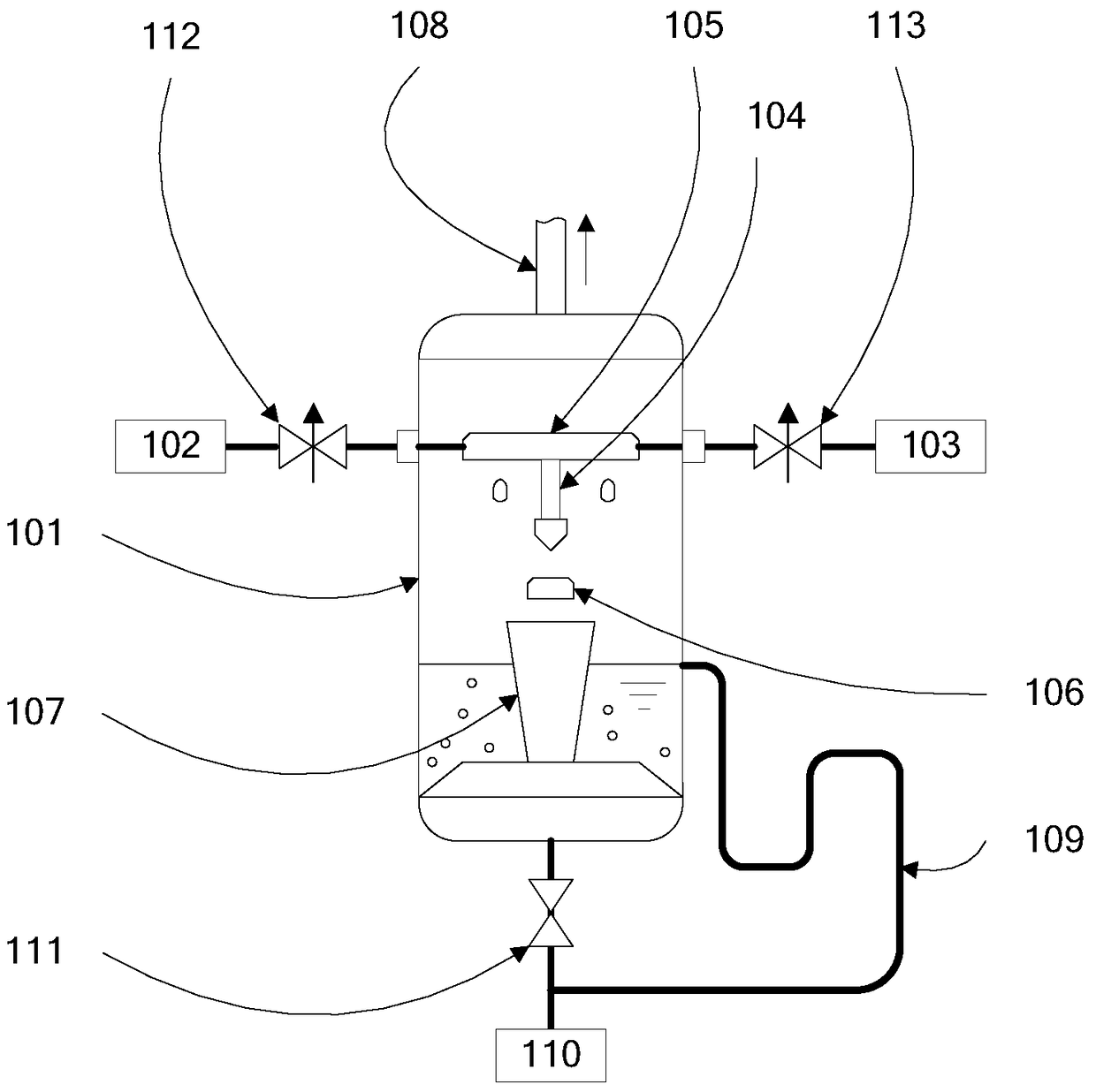 Humidifier and method for humidifying gas