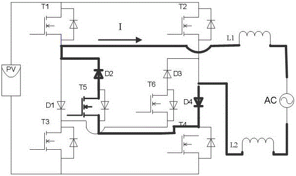 A single-phase photovoltaic grid-connected inverter with low common-mode voltage