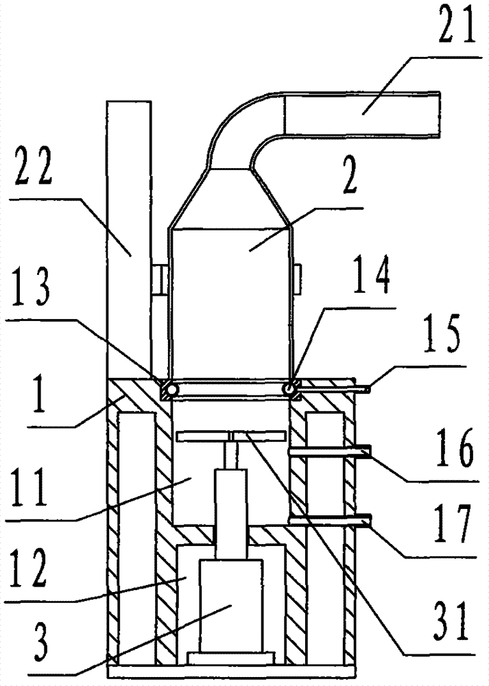 Process device for coating denitration catalyst slurry