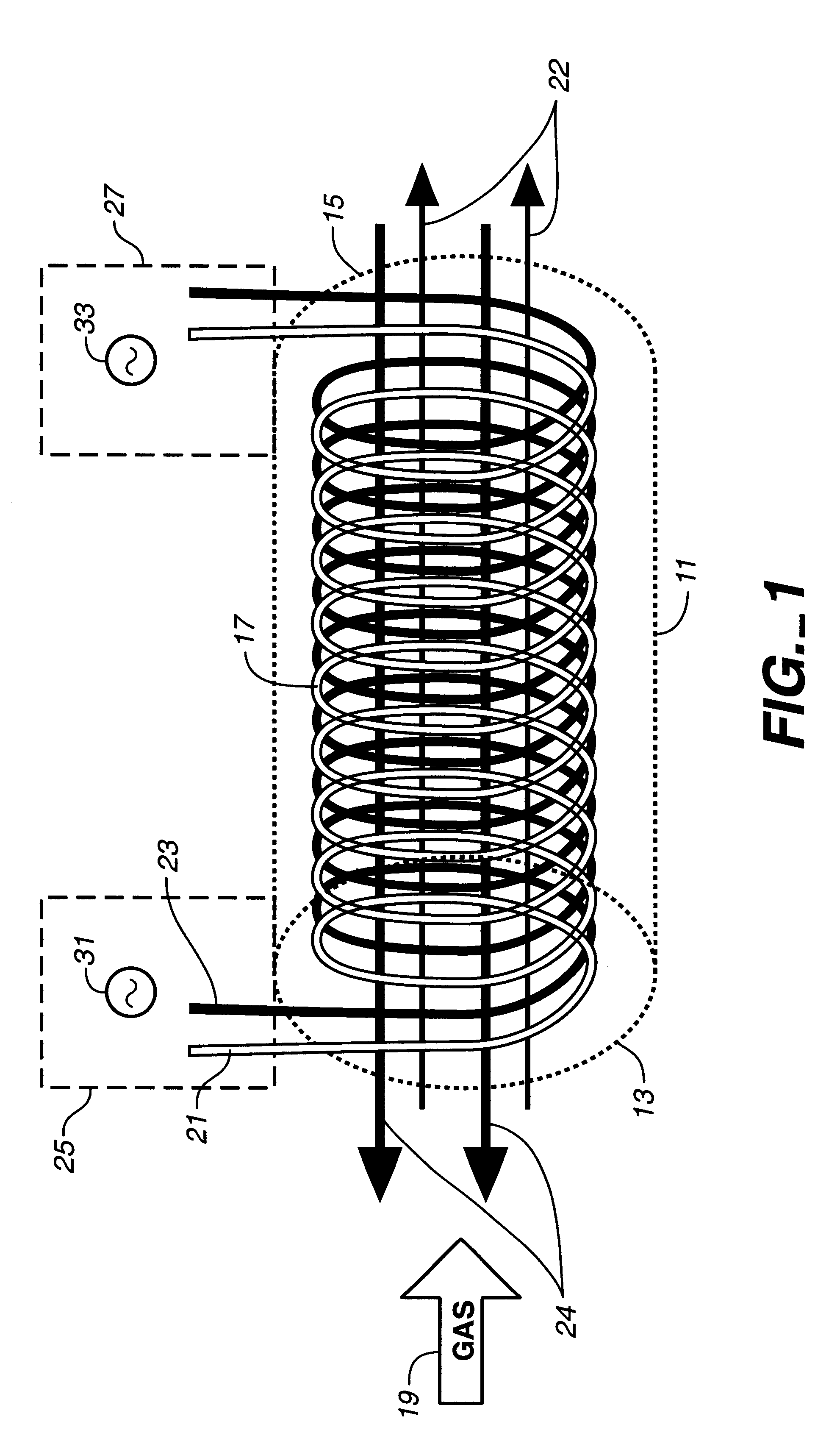 Process gas decomposition reactor