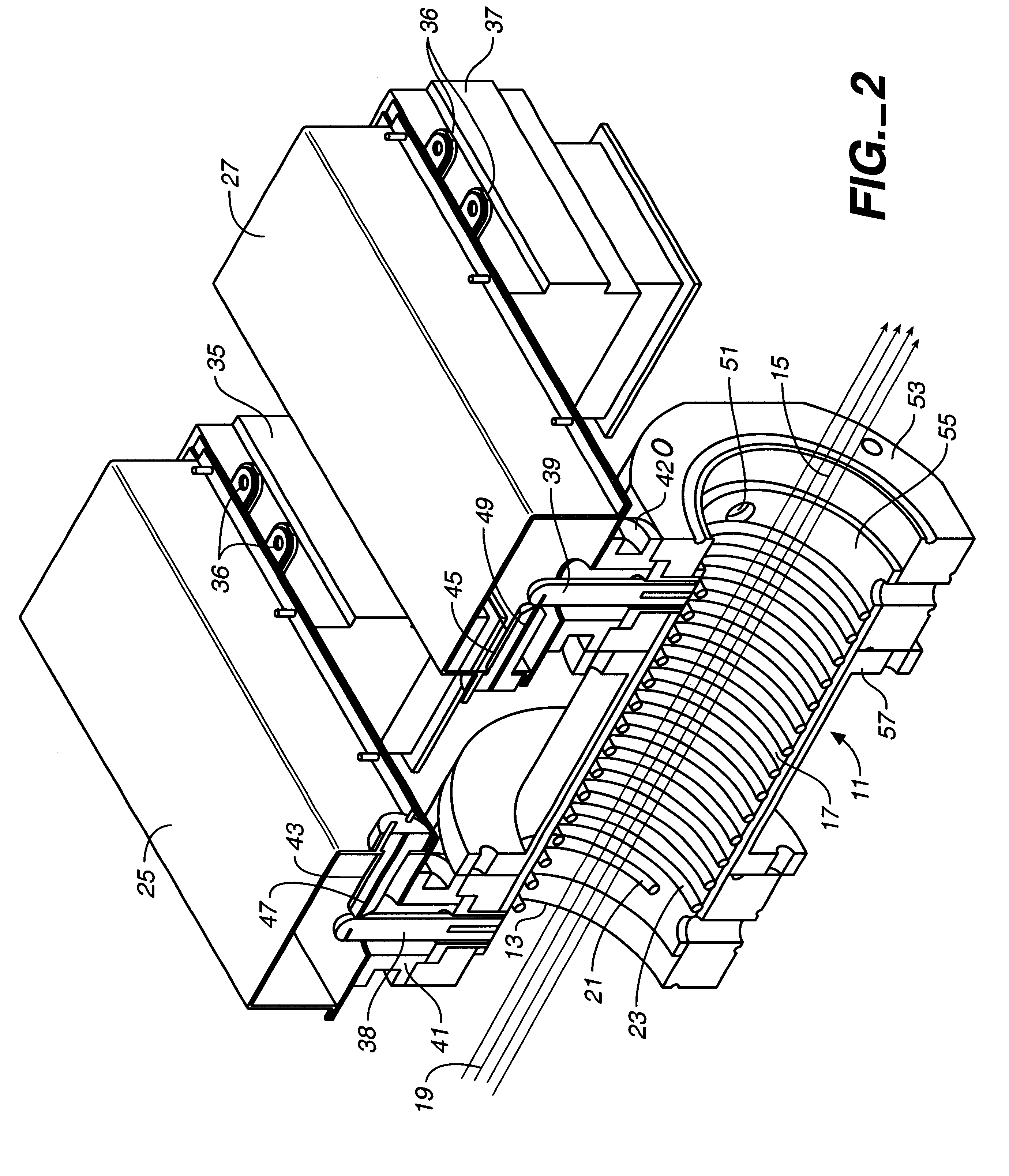 Process gas decomposition reactor