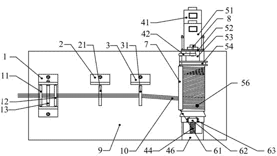 Fiber unfolding winding device