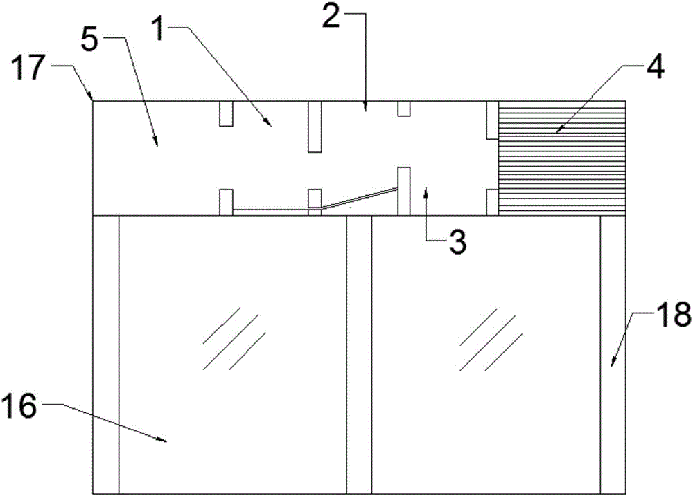 Ventilating window with haze prevention and noise reduction functions