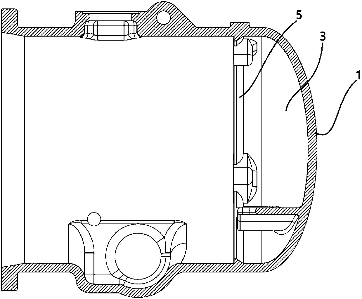 Oil separation bucket, screw compressor and air conditioner