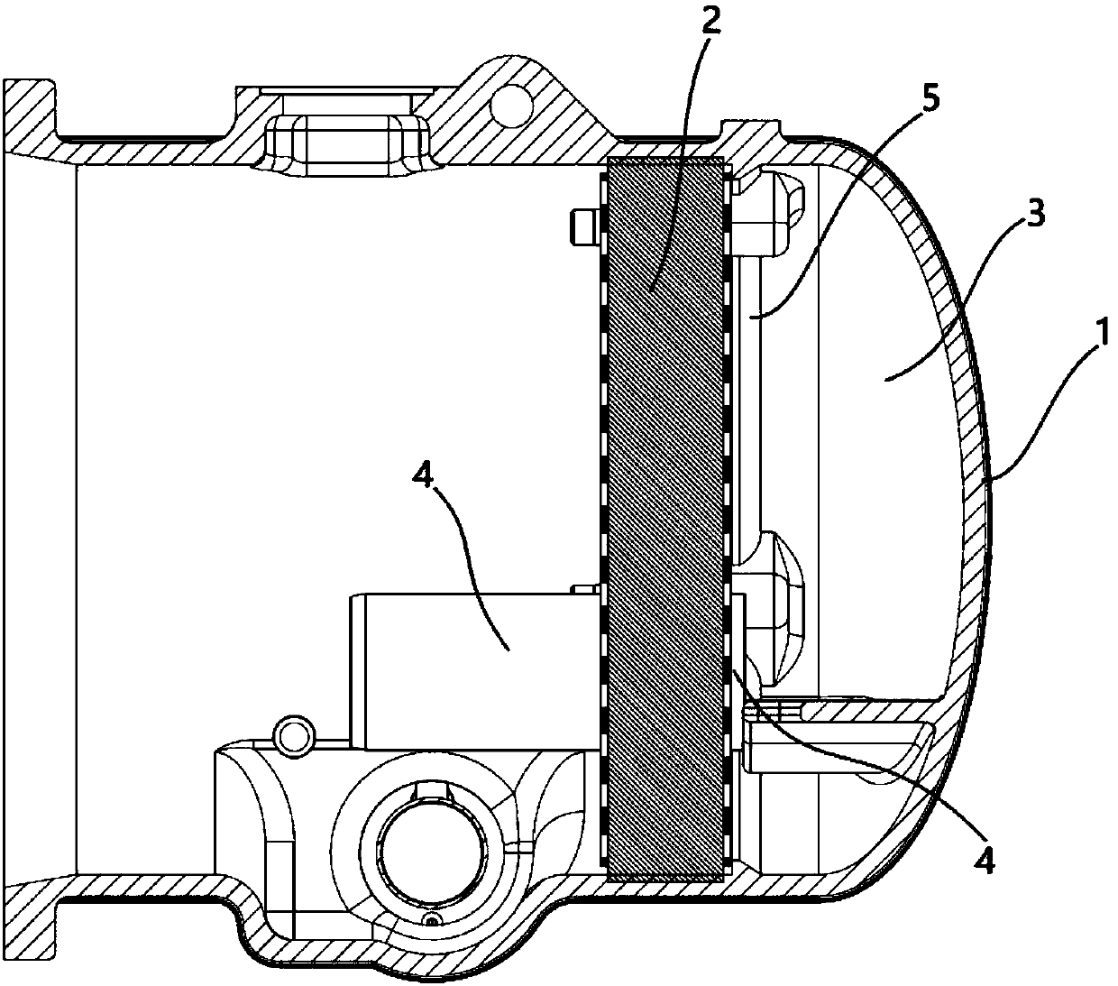 Oil separation bucket, screw compressor and air conditioner