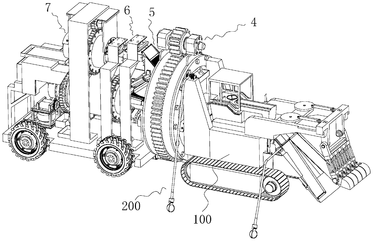 Ecological management and cleaning device for coastal wetland