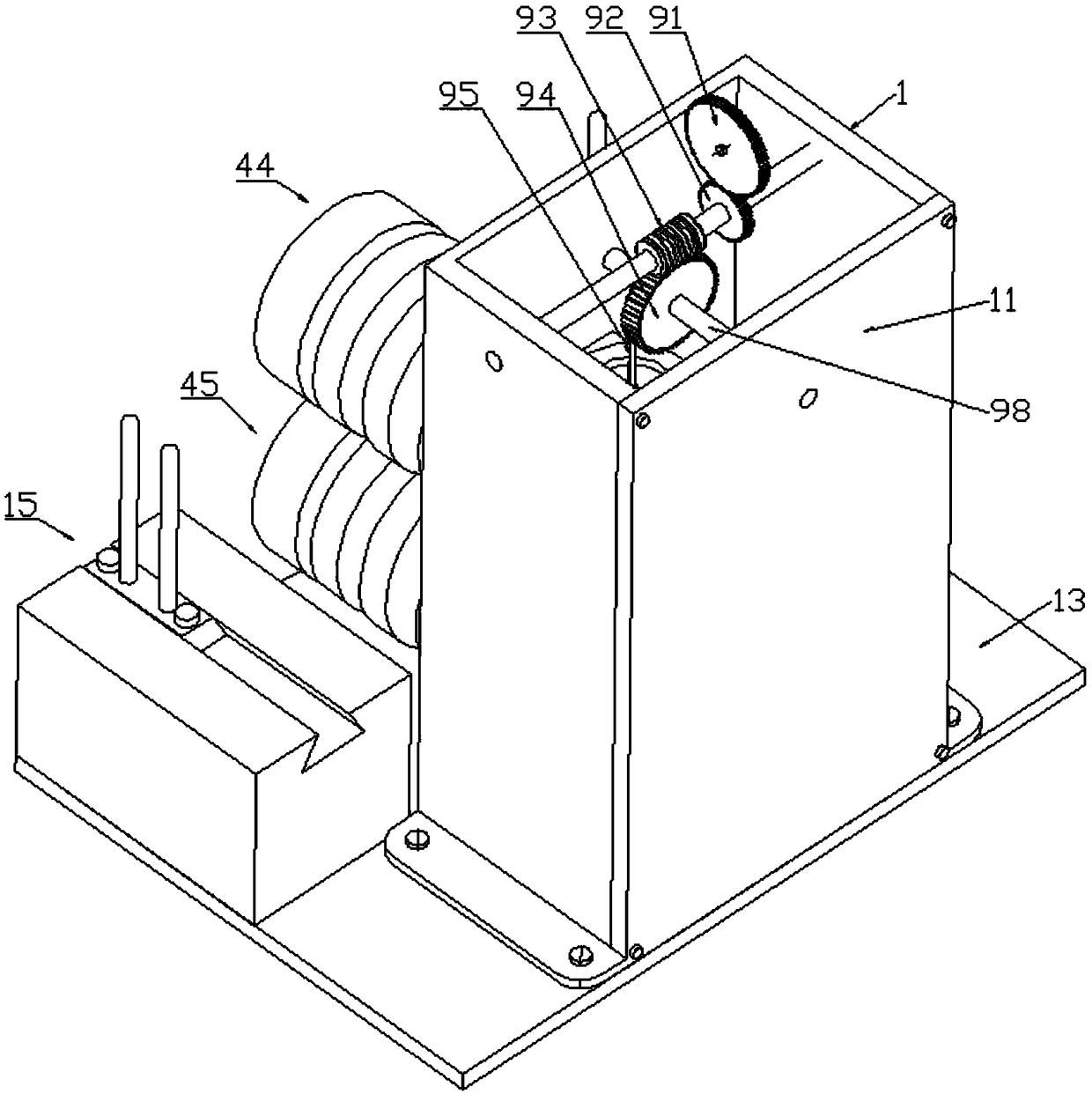 Improved guiding device used for pressing and connecting automobile wire harnesses