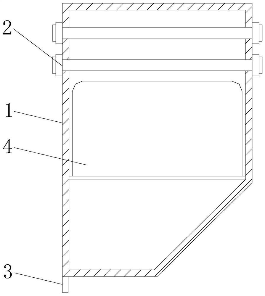 Environment-friendly treatment device for building concrete garbage