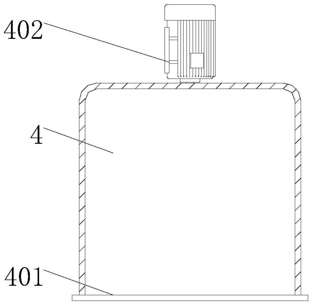 Environment-friendly treatment device for building concrete garbage