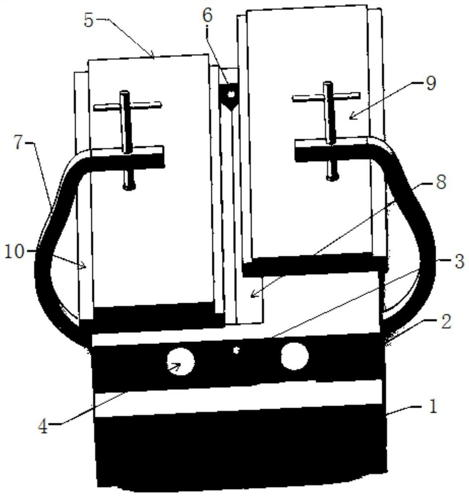 A 3-5mm stainless steel plate single side welding double side free forming welding method