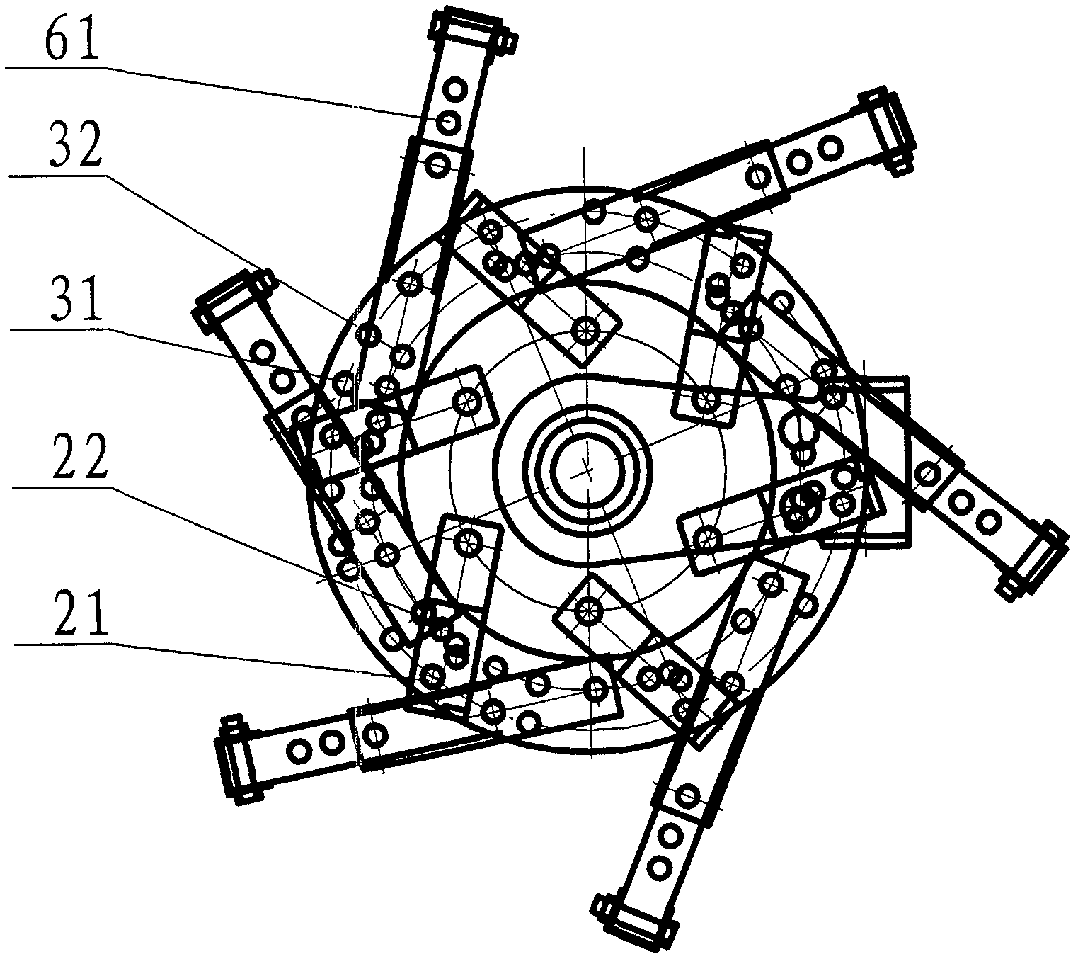 Side rescue device for automobile driving wheel