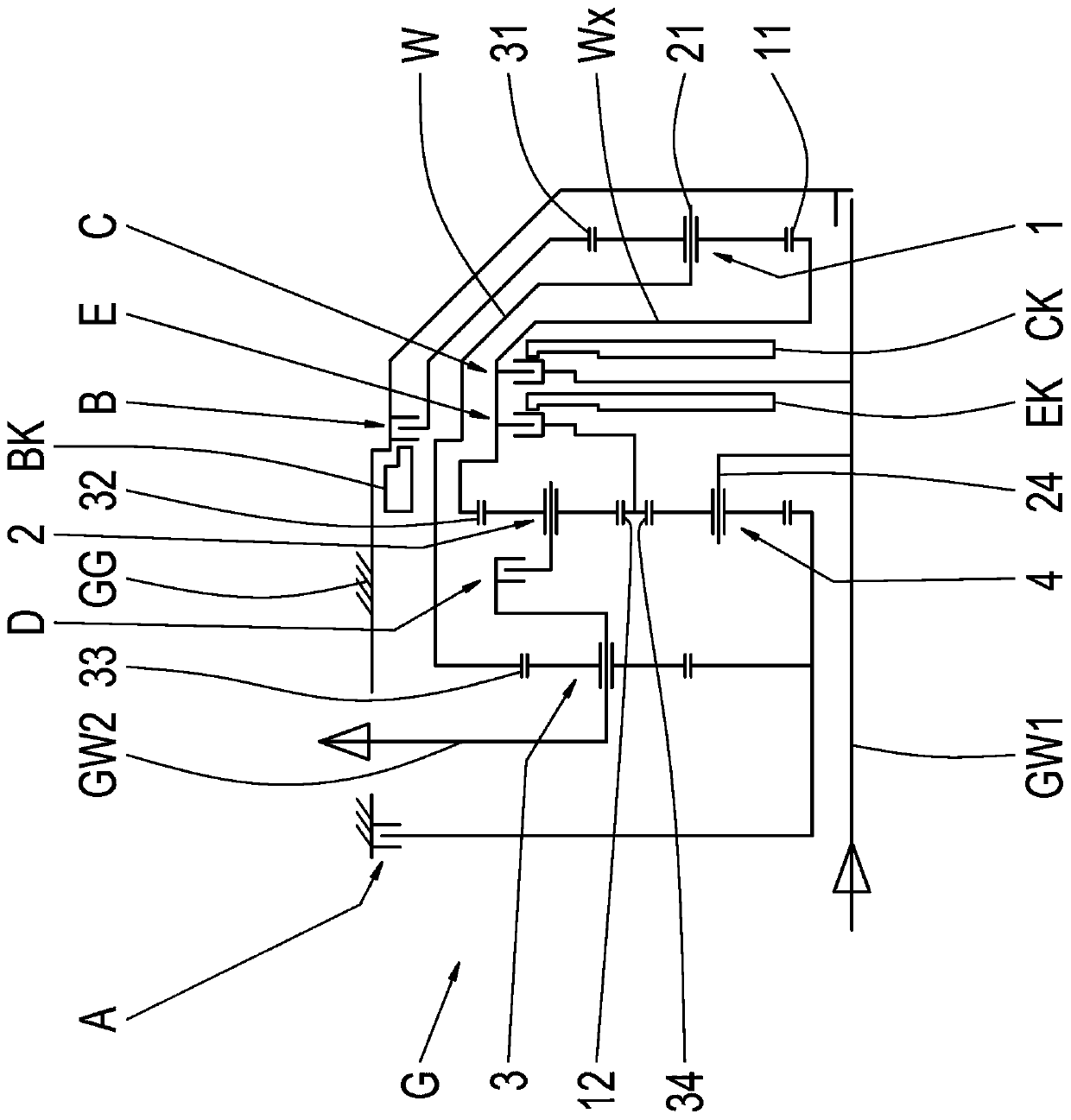 Transmission for a motor vehicle