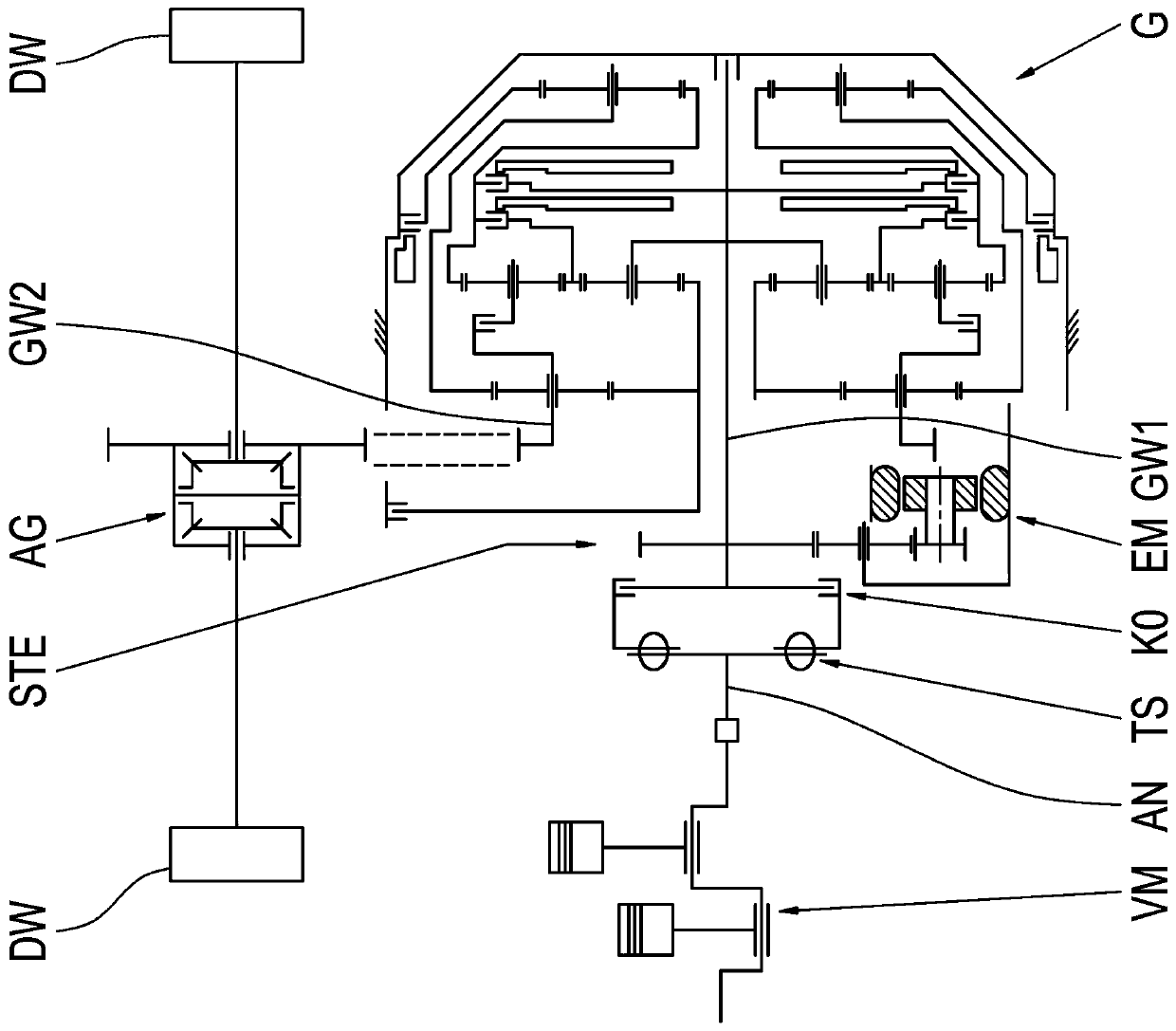 Transmission for a motor vehicle