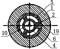 MWD (monitoring while drilling) device and method for vibration of down-hole drill string