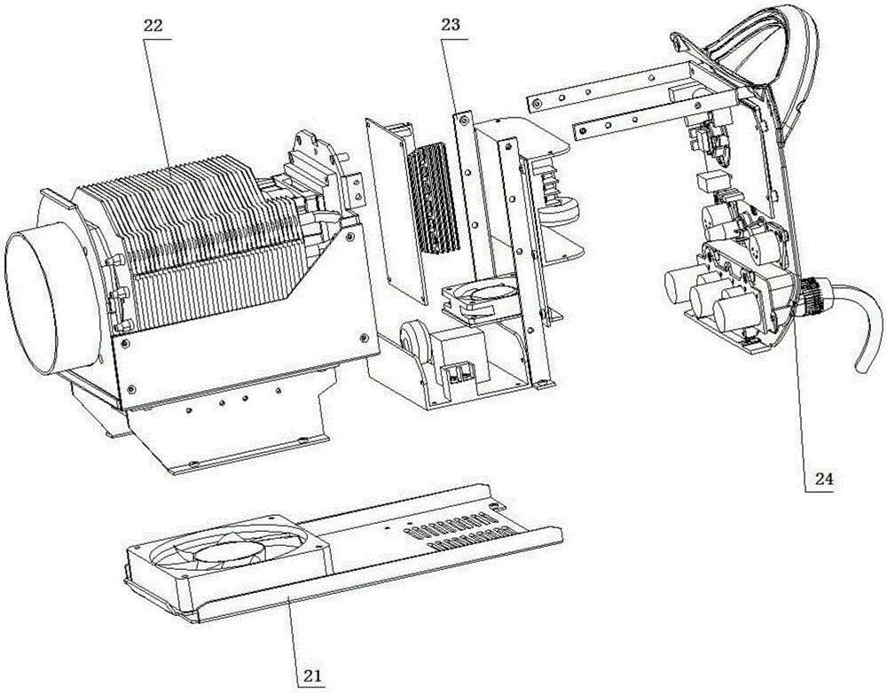 Integrated modularized LED lamp body