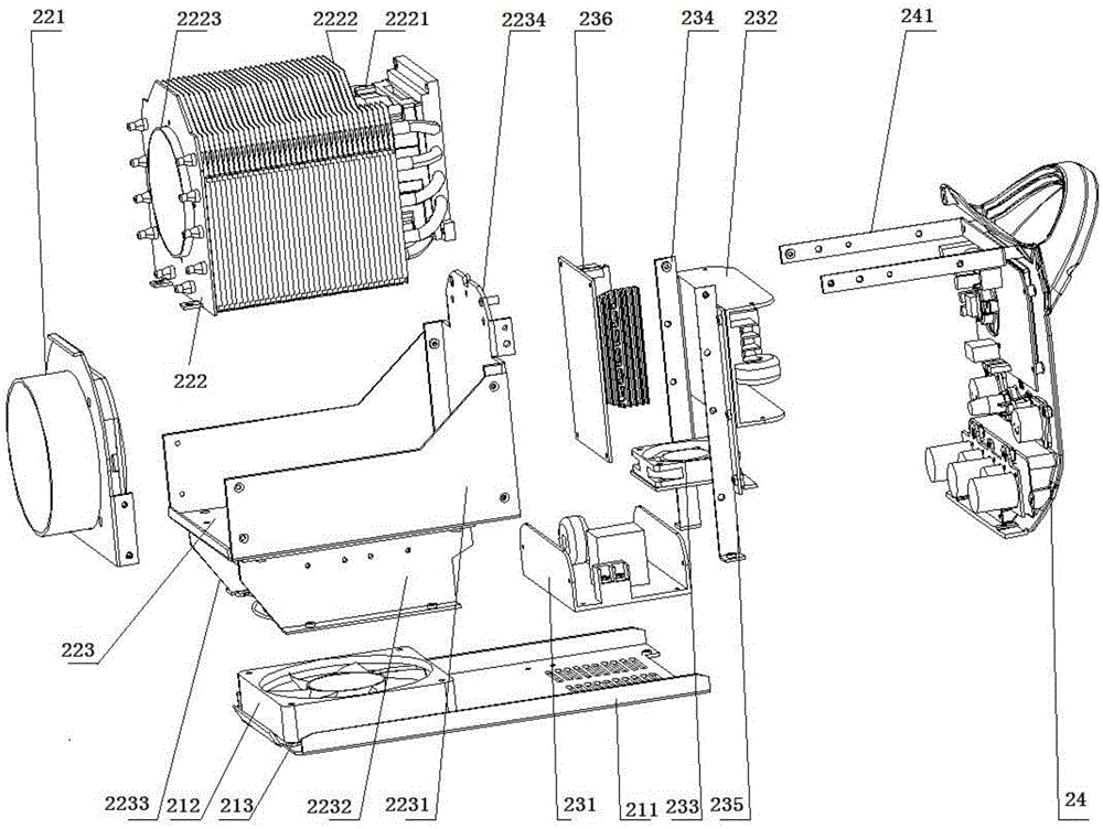 Integrated modularized LED lamp body