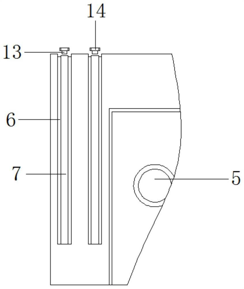 Smoke discharging and filtering device of laser engraving machine