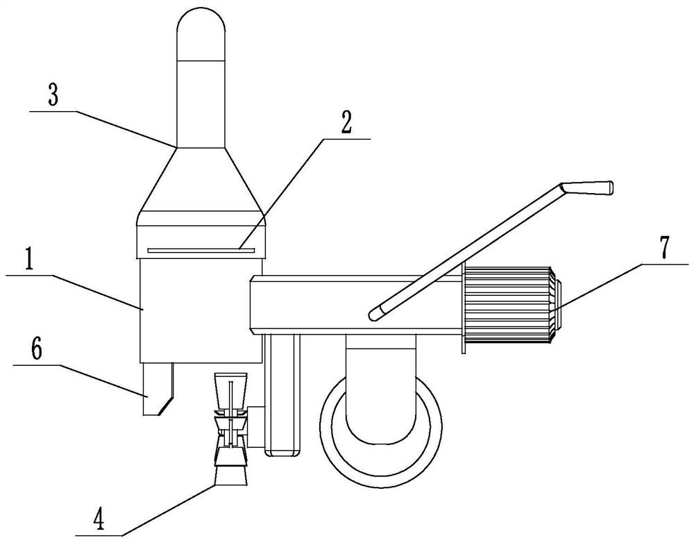 Highway drainage ditch dredging equipment