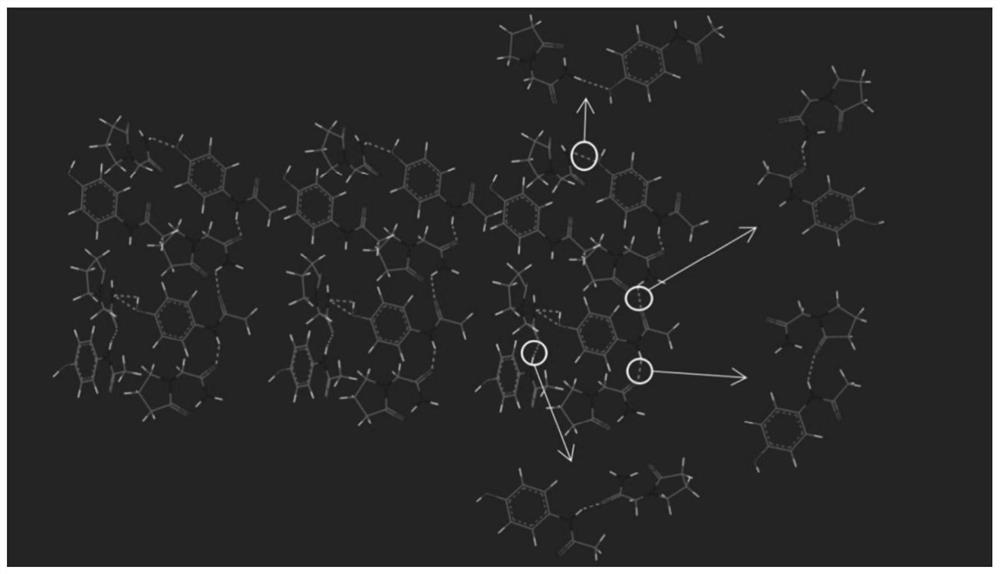 Acetaminophen-piracetam pharmaceutical co-crystal and preparation method thereof