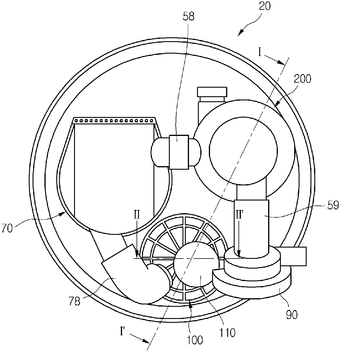 A dishwasher