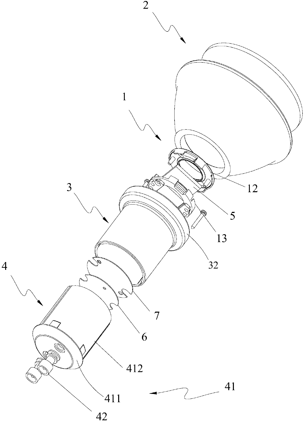 High-voltage-resistance reflector lamp