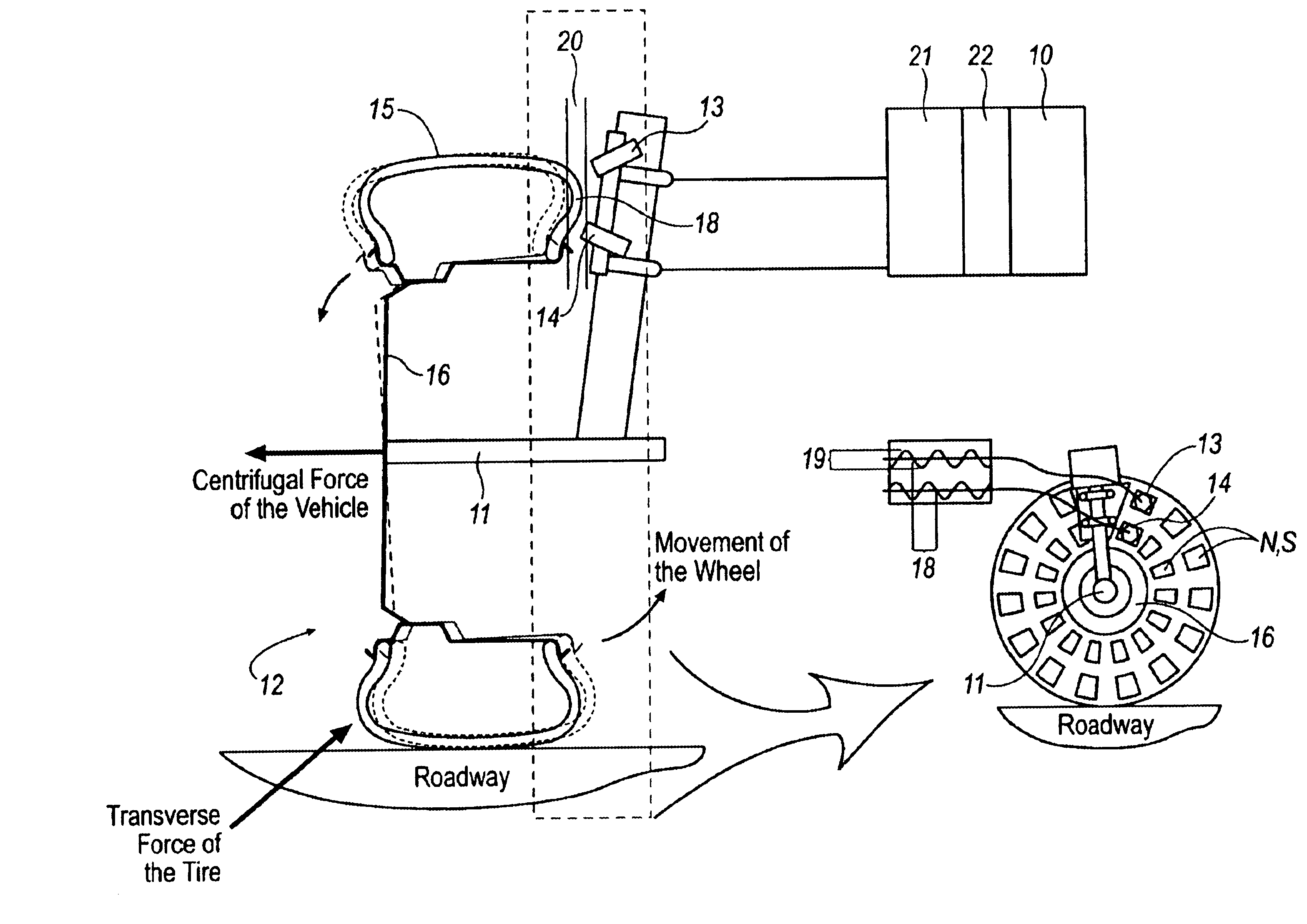 Method for detecting and evaluating the conditions of vehicle movement dynamics for a motor vehicle